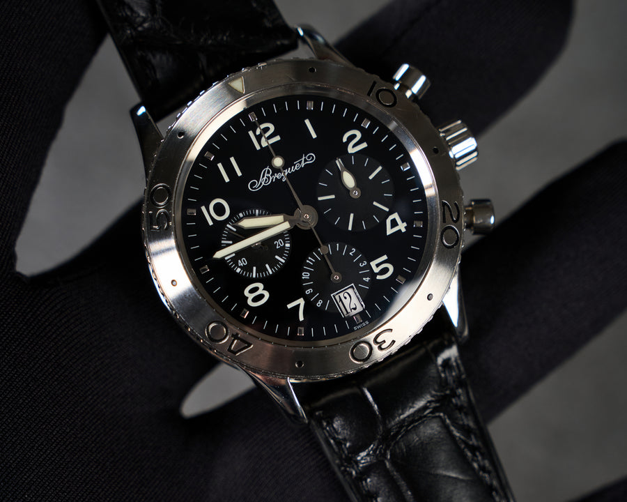 3820, Type XX Transatlantique, Black Dial