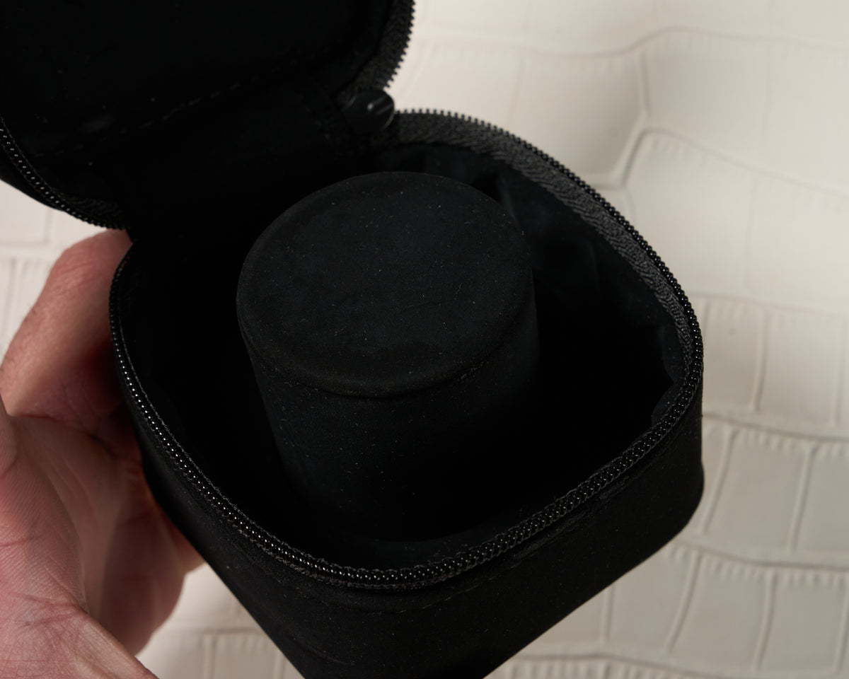 Chanel Black Zip Watch Travel Case with Warranty Booklet — 2