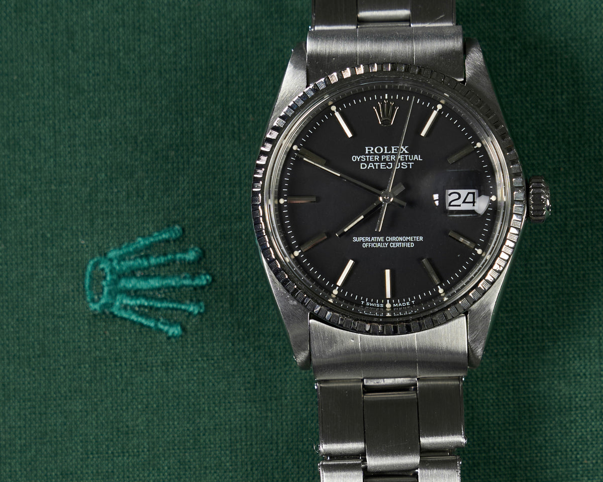 1603, Datejust, Black Dial