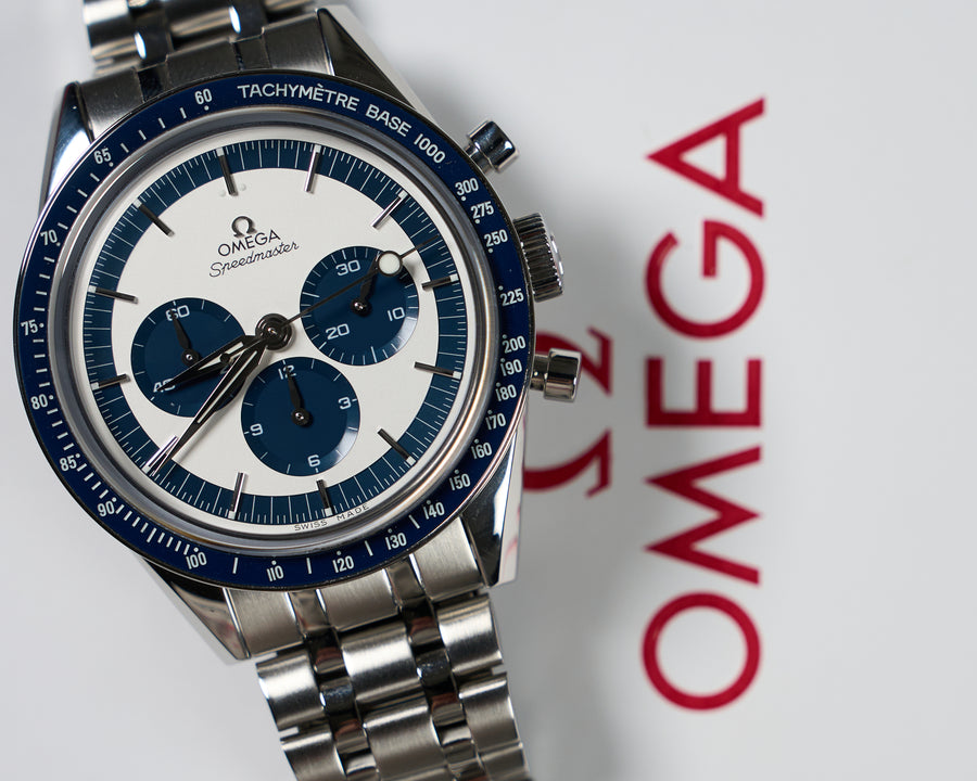 311.33.40.30.02.001, Speedmaster CK2998, Blue and White Limited Edition