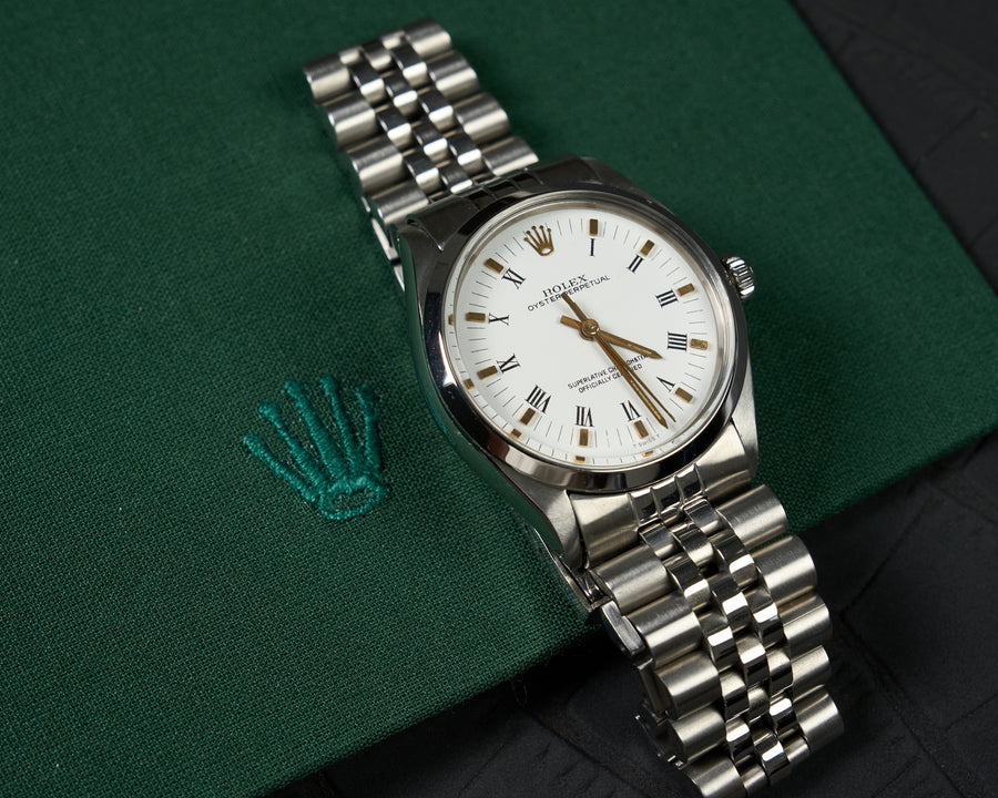 5500, Air-King, White Roman Dial