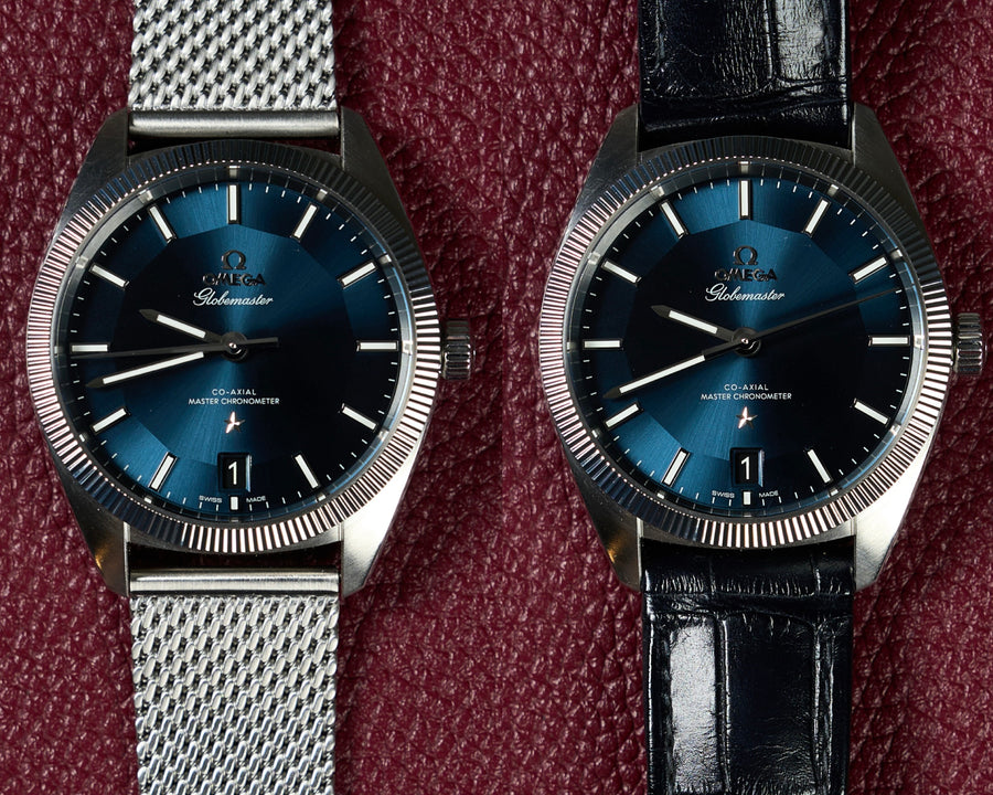 130.33.39.21.03.001, Constellation Globemaster, Blue Dial