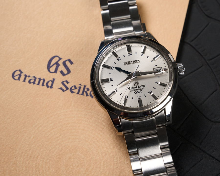 SBGM007, Automatic GMT, Silver Dial