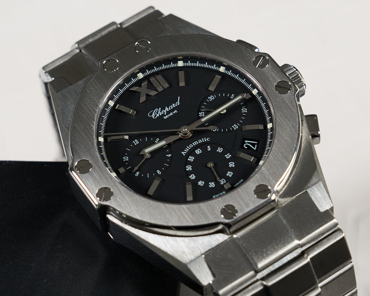 8352, St. Moritz Chronograph, Black Dial