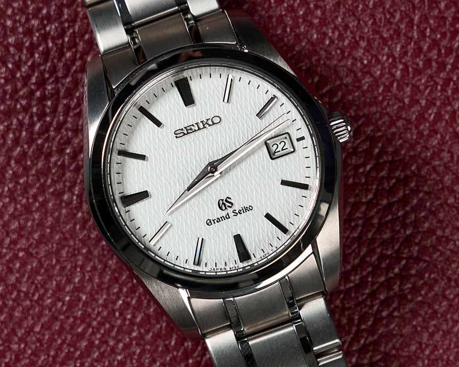 SBGX067, Quartz, White Textured Dial