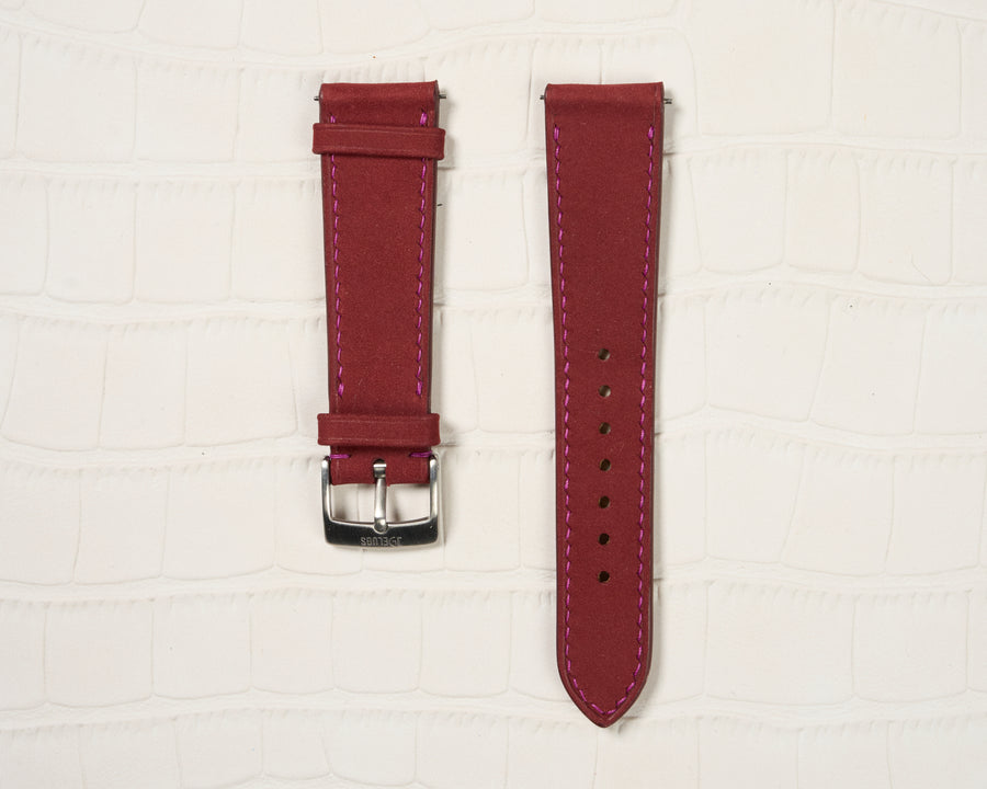 Delugs 19x16mm Red Watch Strap