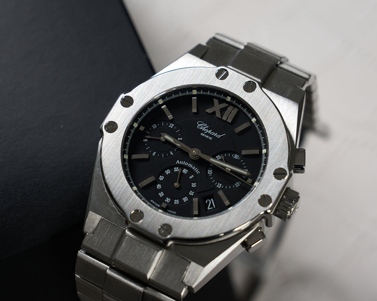 8352, St. Moritz Chronograph, Black Dial — 2