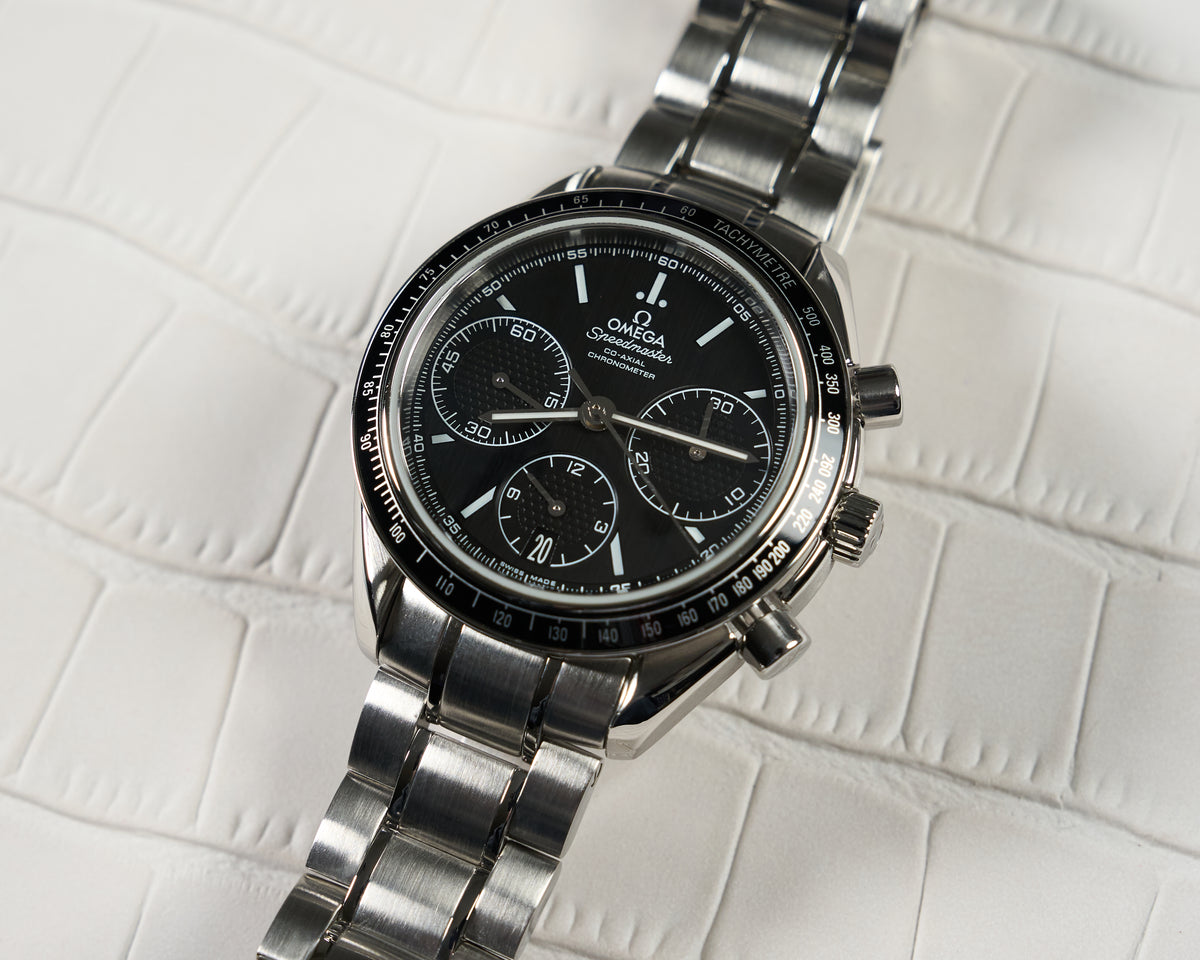 326.30.40.50.01.001, Speedmaster Racing, Black Dial