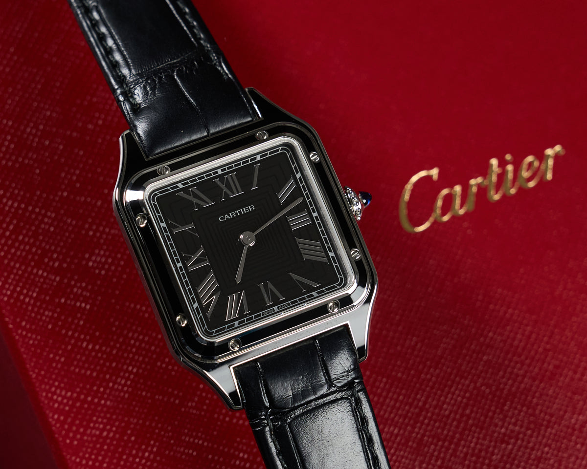 WSSA0046, Santos-Dumont Large, Black Lacquer — 8