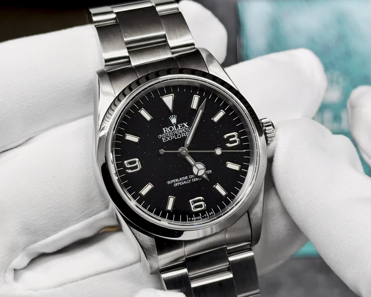 14270, Explorer, Black Dial