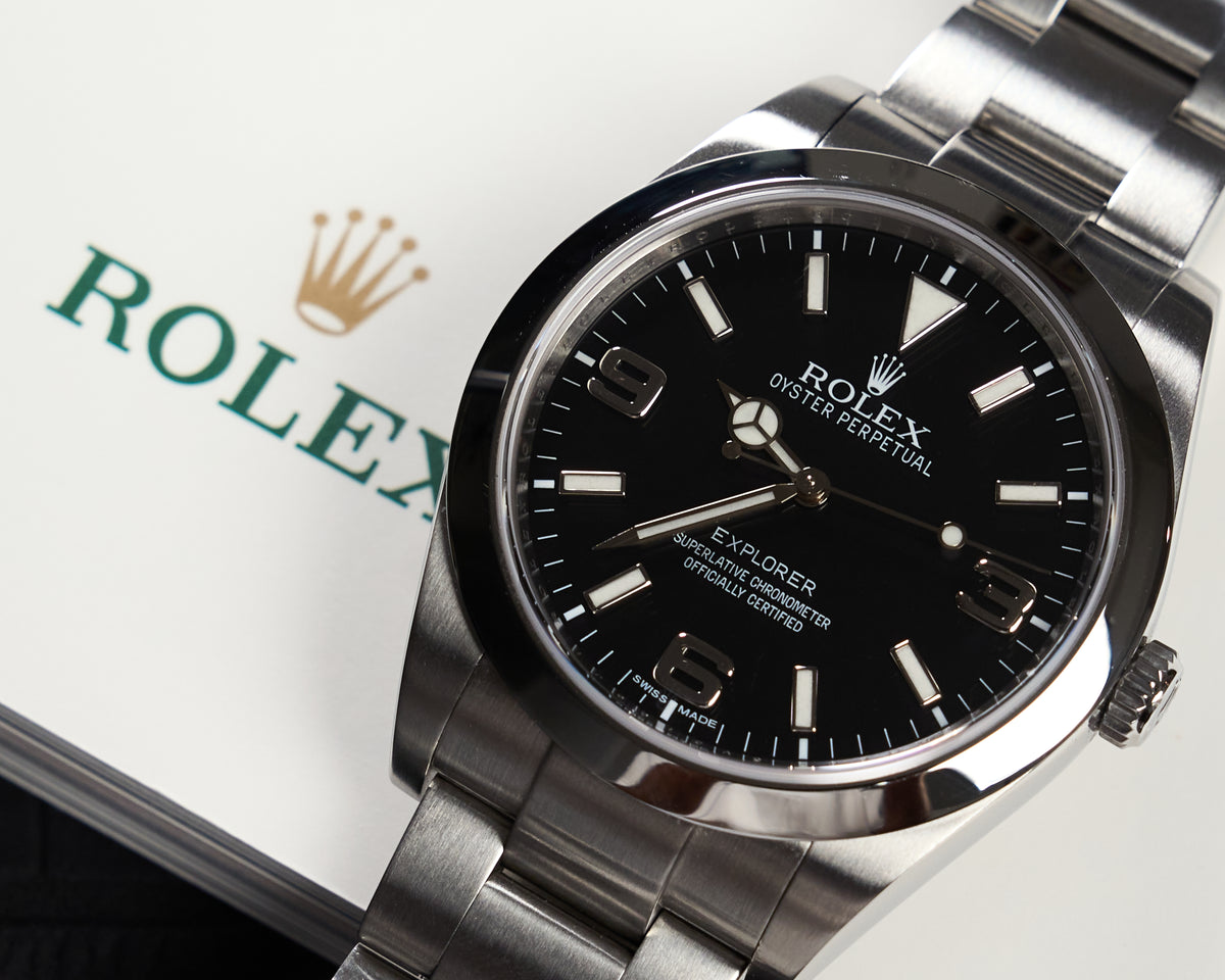 214270, Explorer, Black Dial