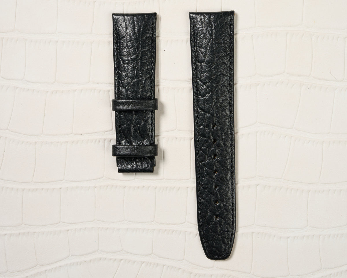Tiffany & Co 20mm Black Leather Watch Strap — 1