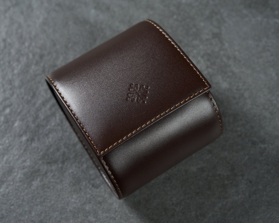 Patek Philippe Brown Leather Watch Travel Case Pouch