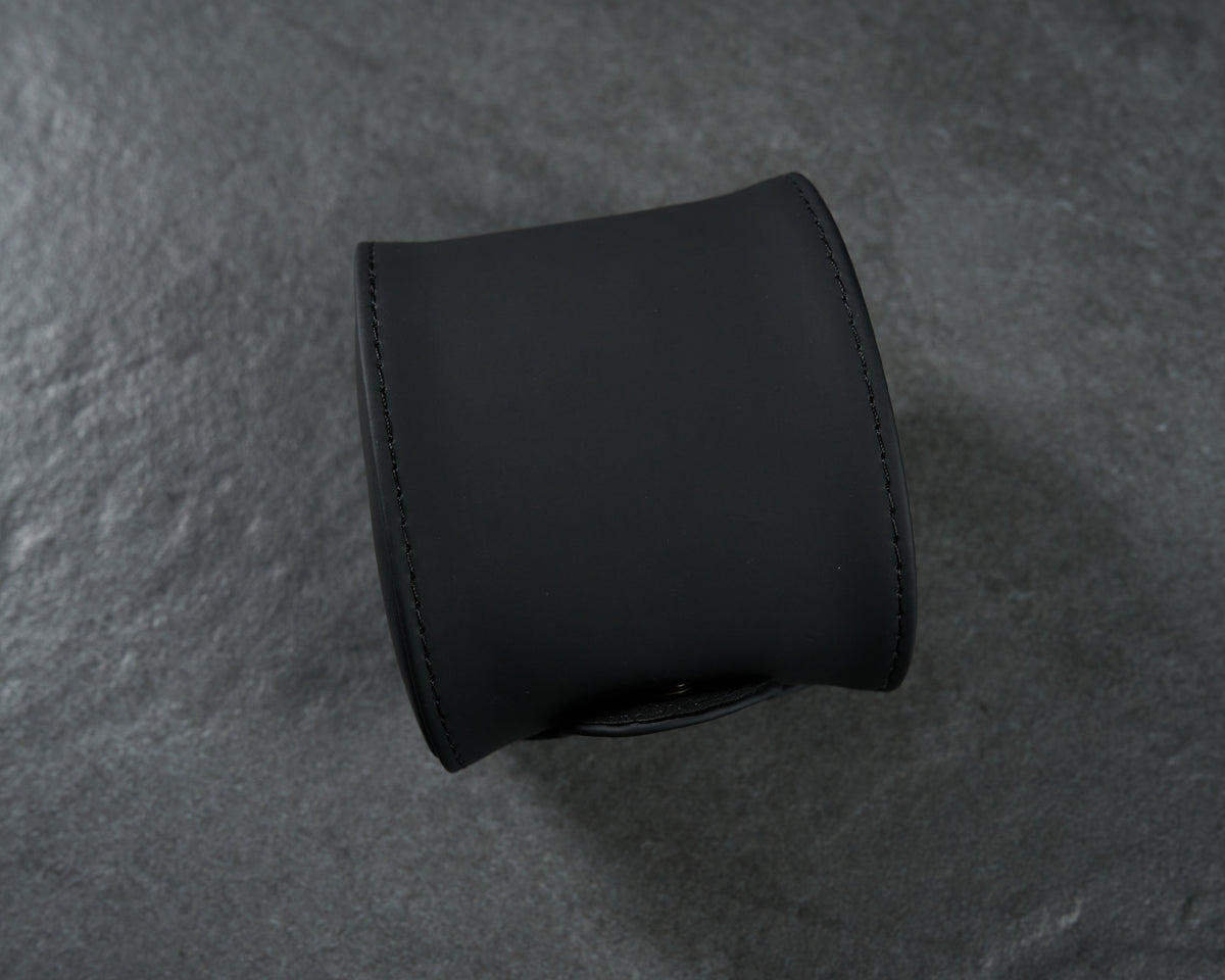 Hublot Black Leather Watch Travel Case Pouch with Outer Box — 6