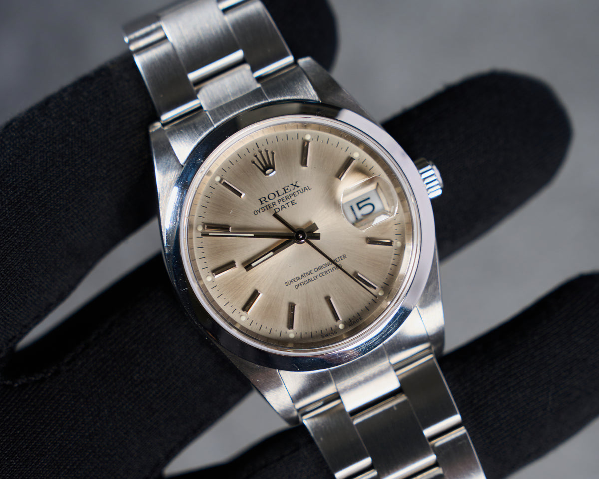 15200, Oyster Perpetual Date, Silver Dial