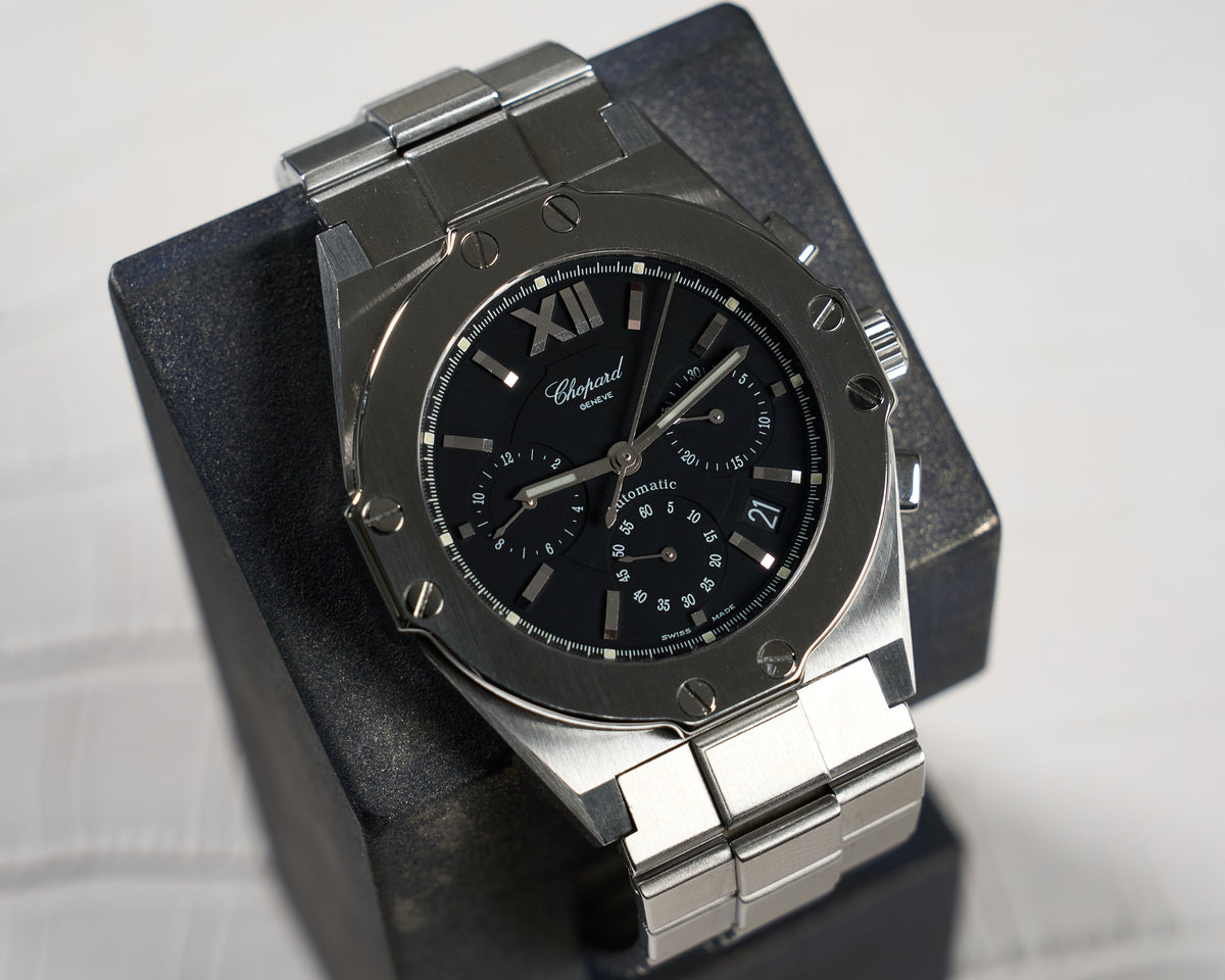 8352, St. Moritz Chronograph, Black Dial