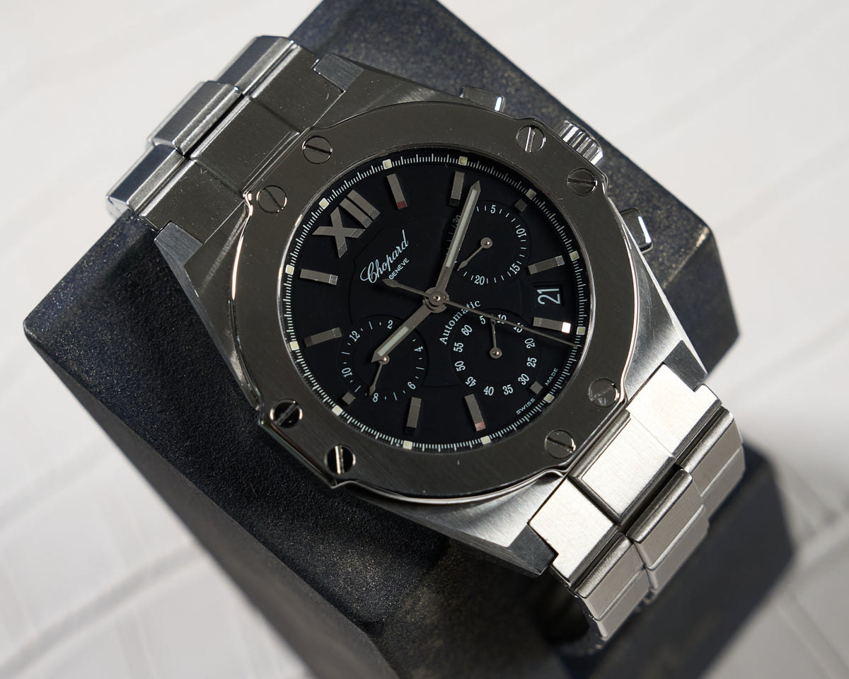8352, St. Moritz Chronograph, Black Dial