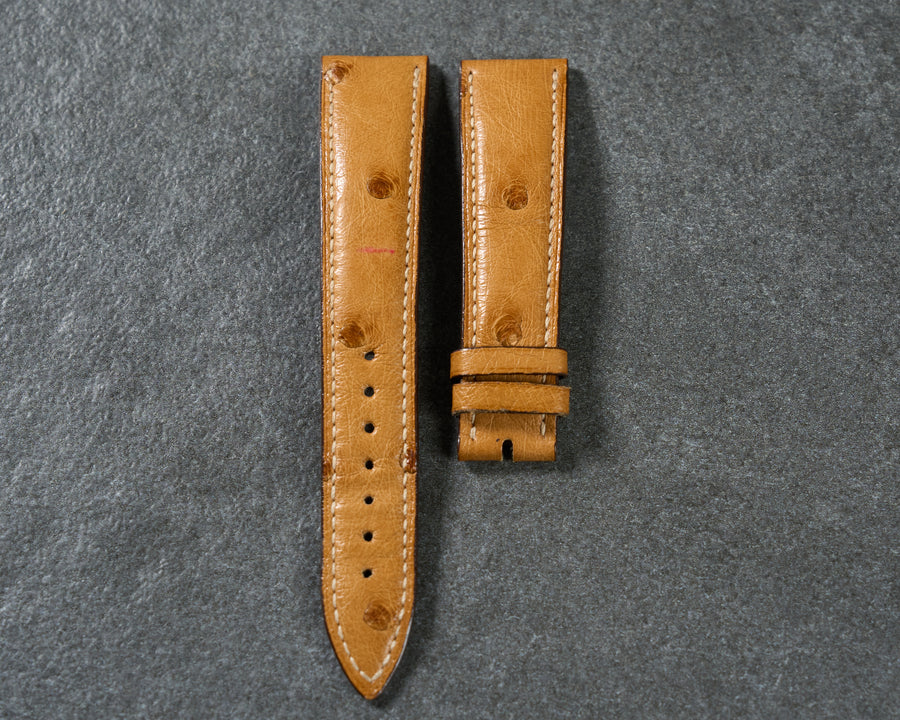 Blancpain 19mm Ostrich Leather Watch Strap