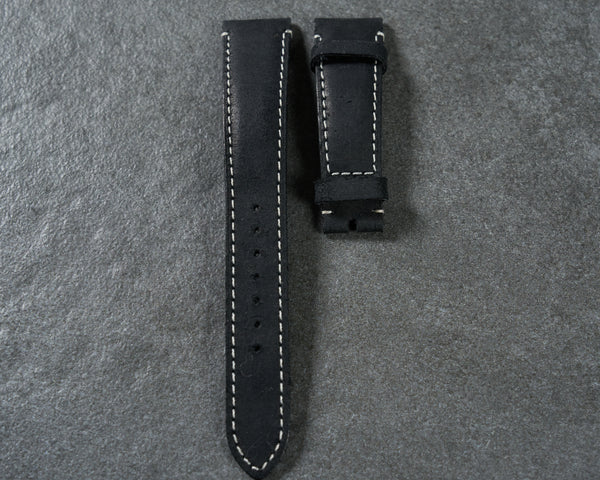 Tudor 22mm Black Watch Strap Long Length