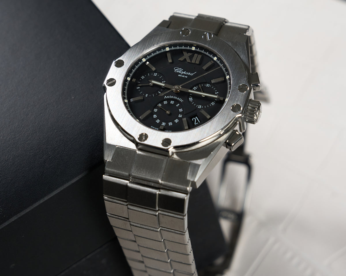 8352, St. Moritz Chronograph, Black Dial