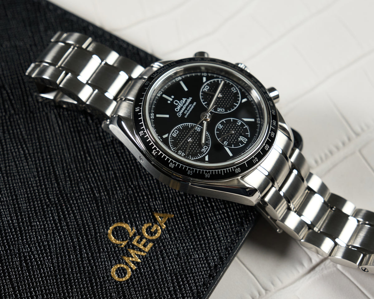 326.30.40.50.01.001, Speedmaster Racing, Black Dial