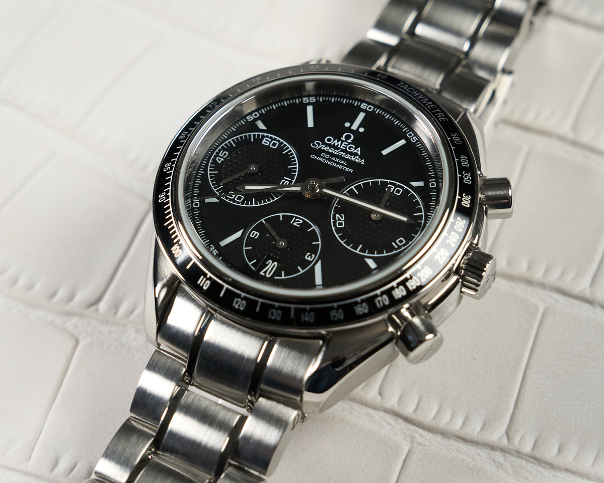 326.30.40.50.01.001, Speedmaster Racing, Black Dial — 3