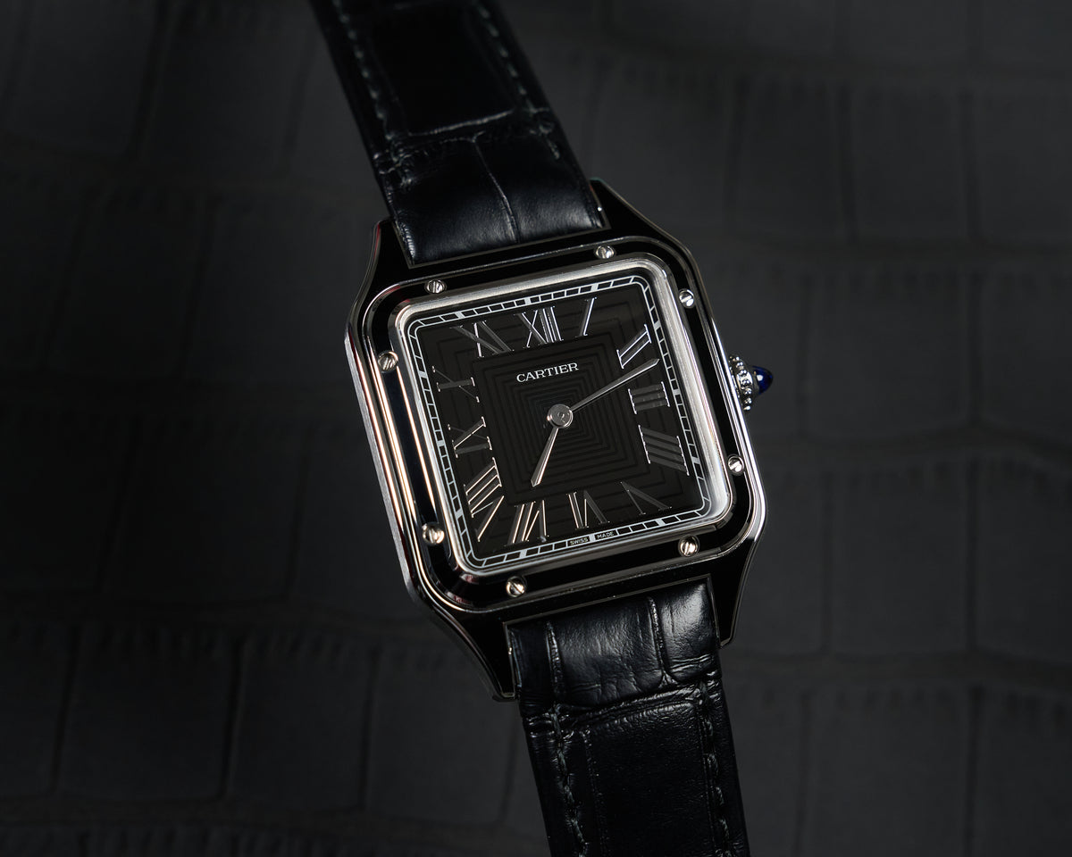 WSSA0046, Santos-Dumont Large, Black Lacquer — 2